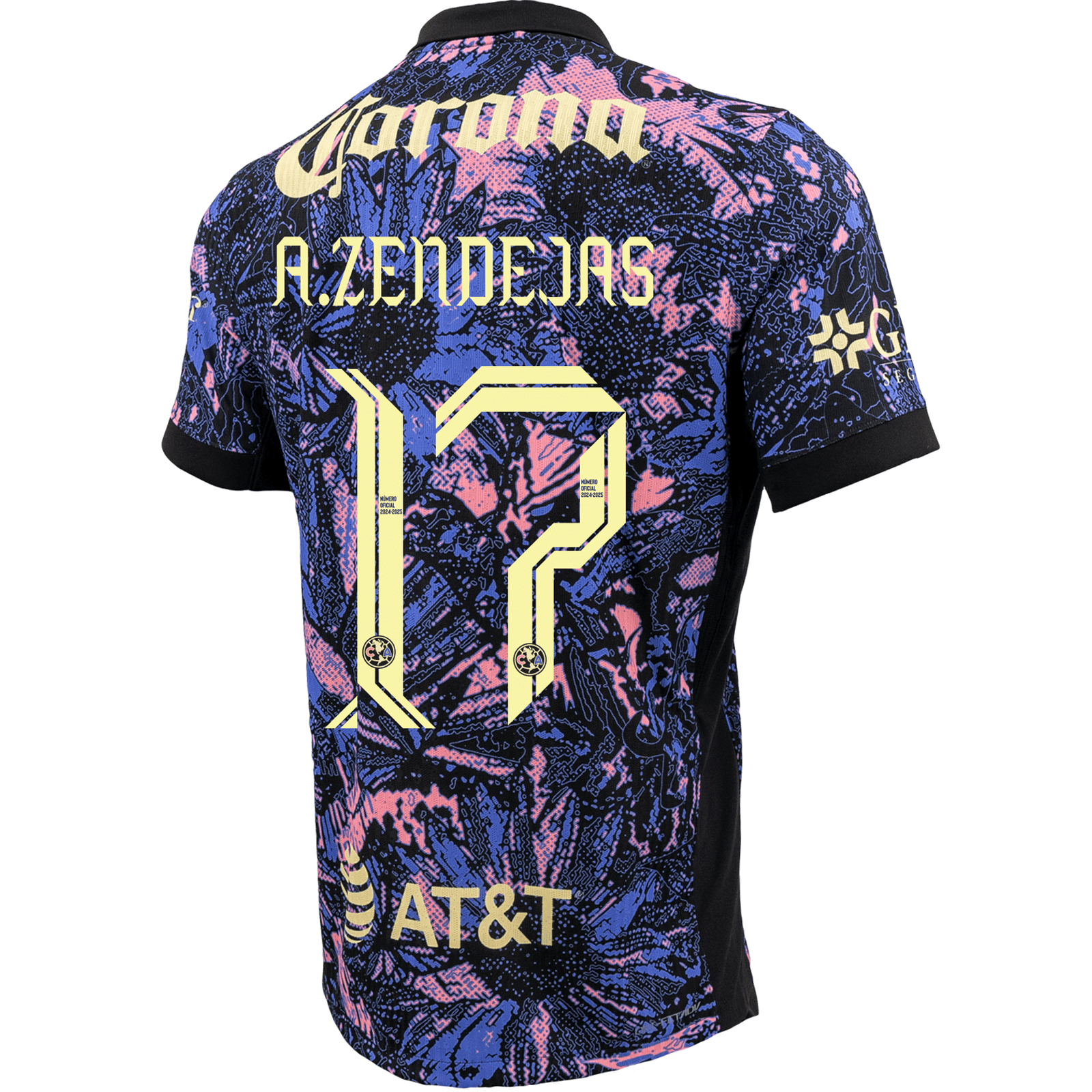 Nike Club America Authentic Alejandro Zendejas Third Jersey 24/25 (Purple) | SoccerWearhouse