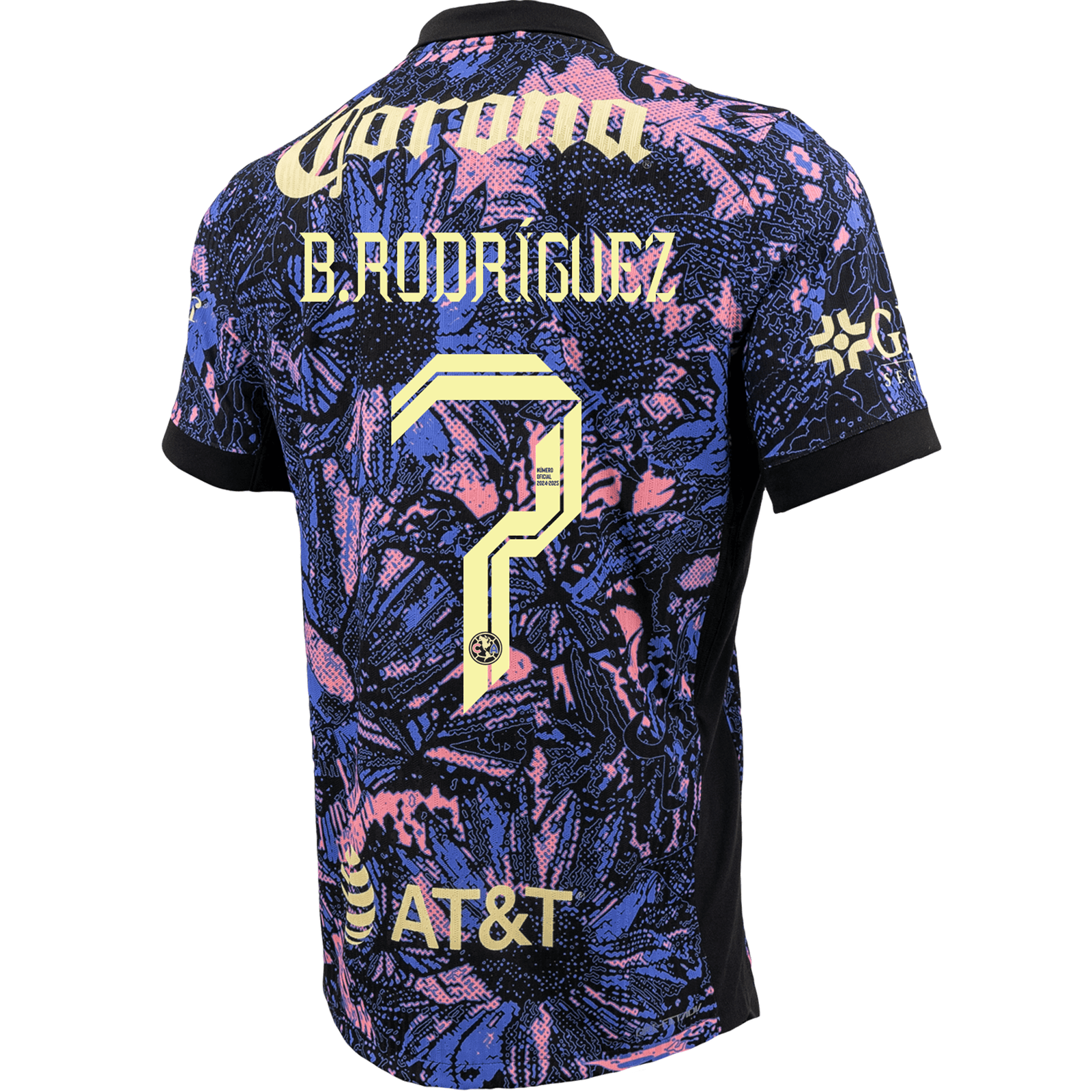 Nike Club America Authentic Brian Rodríguez Third Jersey 24/25 (Purple) | SoccerWearhouse