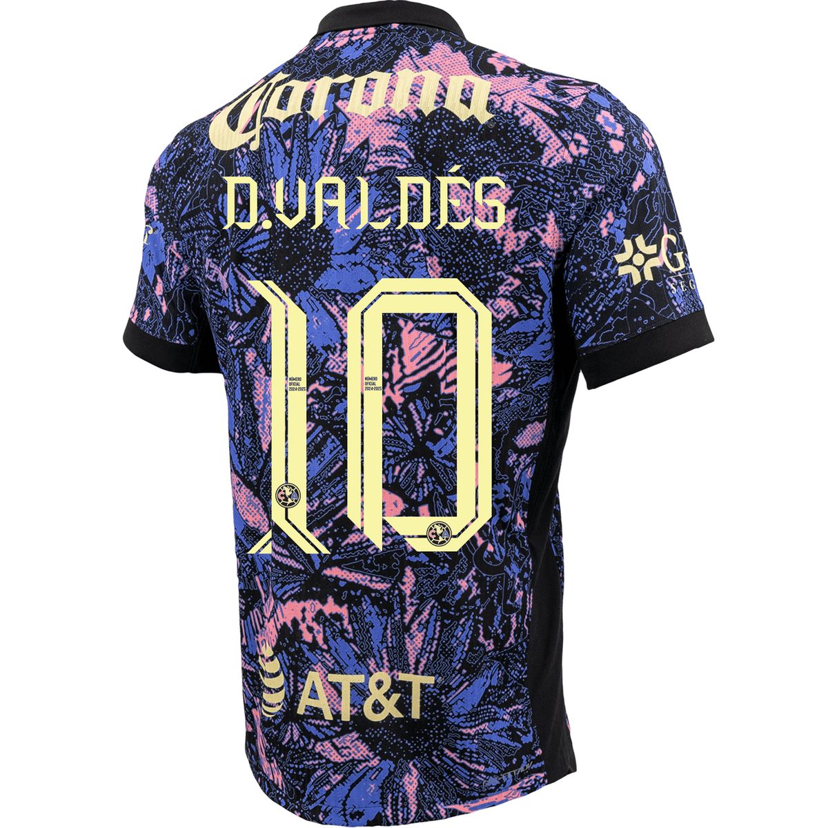 Nike Club America Authentic Diego Valdés Third Jersey 24/25 (Purple) | SoccerWearhouse