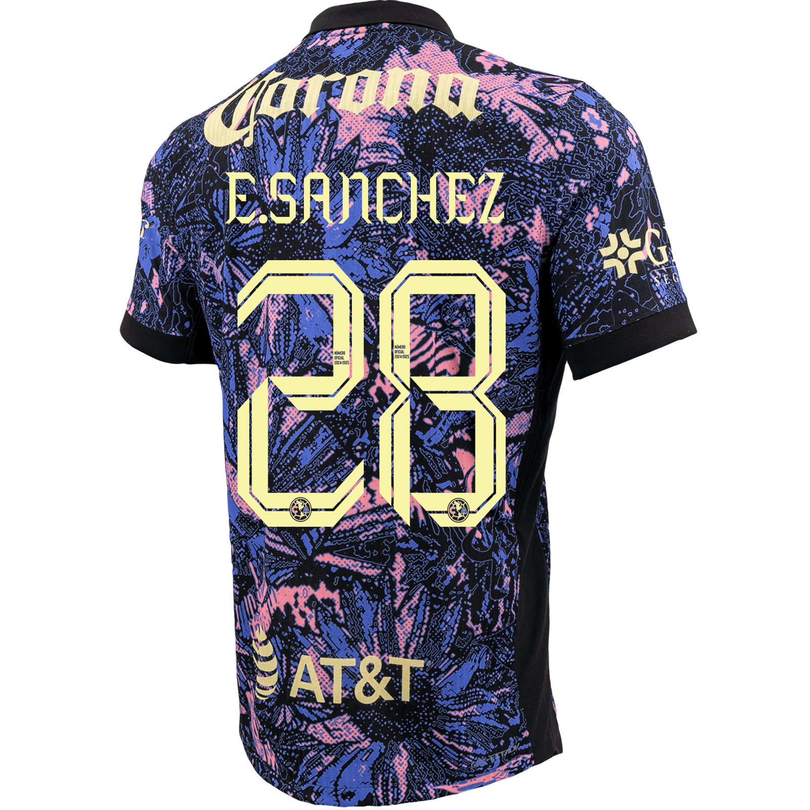 Nike Club America Authentic Érick Sánchez Third Jersey 24/25 (Purple) | SoccerWearhouse