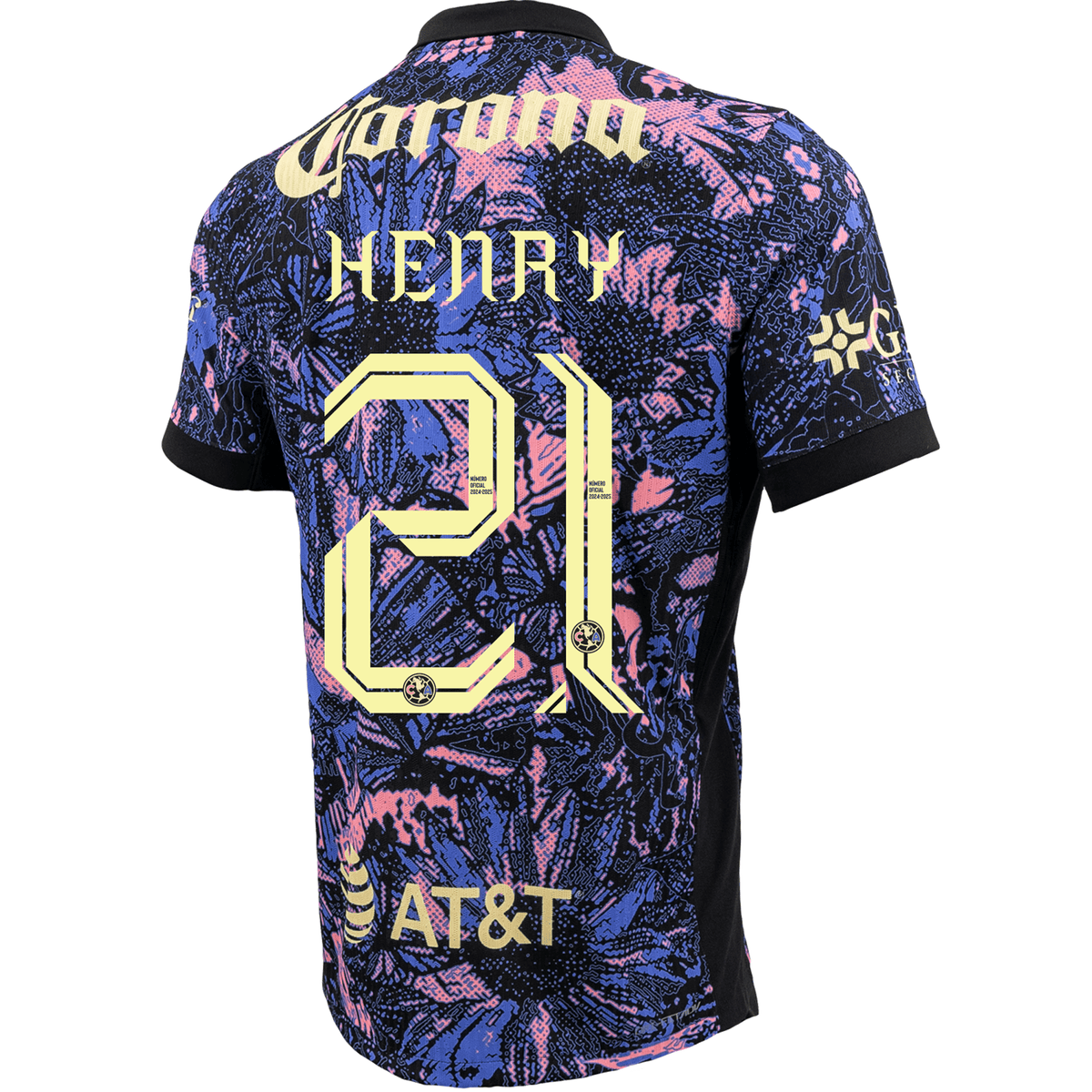 Nike Club America Authentic Henry Martín Third Jersey 24/25 (Purple) | SoccerWearhouse