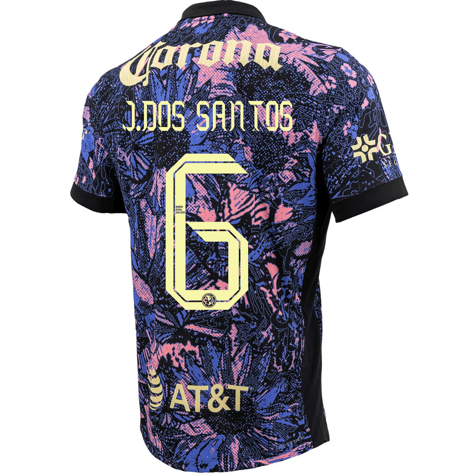 Nike Club America Authentic Jonathan dos Santos Third Jersey 24/25 (Purple) | SoccerWearhouse