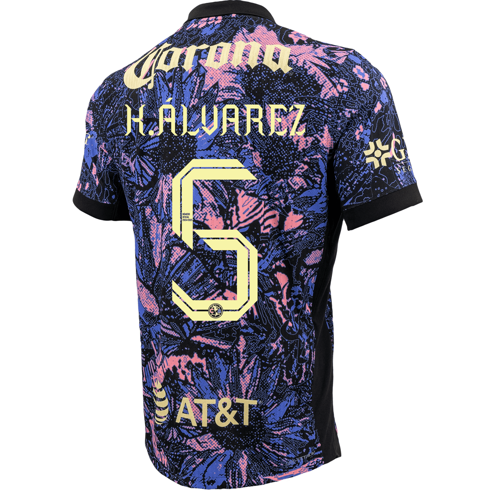 Nike Club America Authentic Kevin Álvarez Third Jersey 24/25 (Purple) | SoccerWearhouse