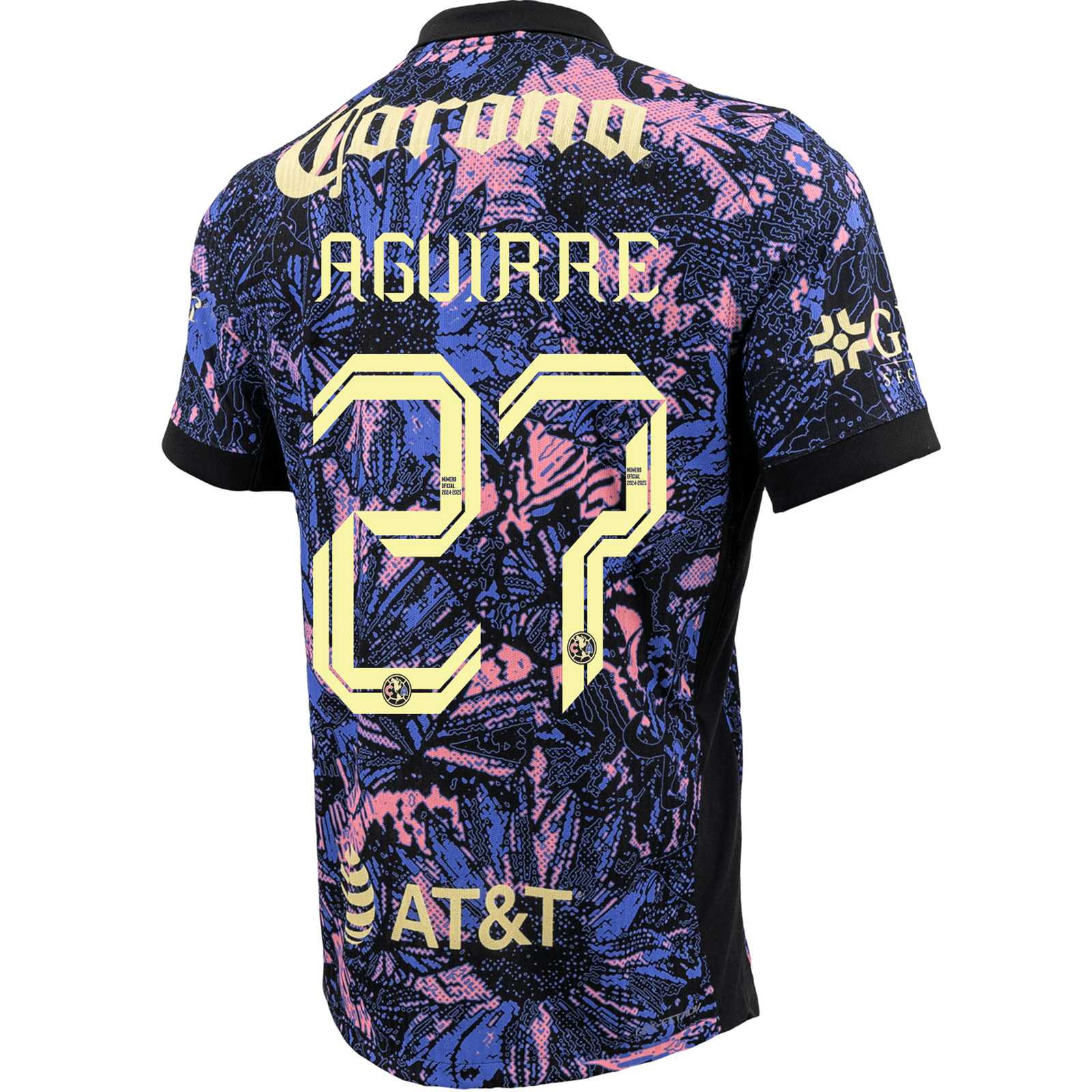 Nike Club America Authentic Rodrigo Aguirre Third Jersey 24/25 (Purple) | SoccerWearhouse