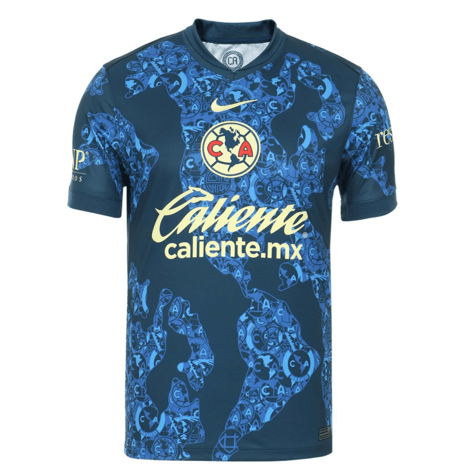 Nike Club America Away Jersey 24/25 (Valerian Blue/Lemon Chiffon) | SoccerWearhouse