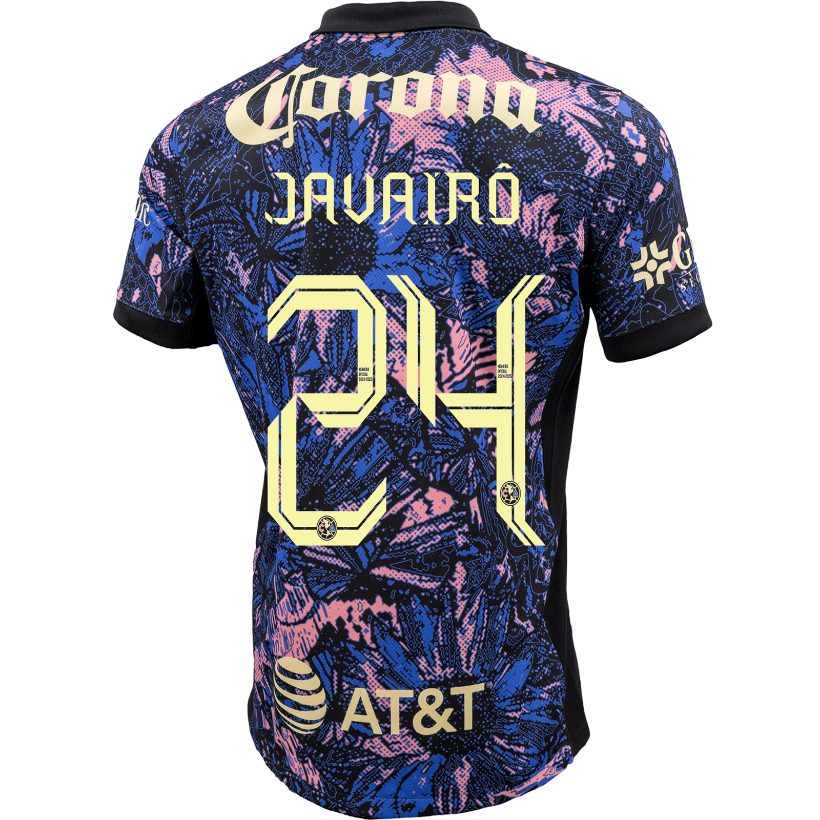 Nike Club America Javairô Dilrosun Third Jersey 24/25 (Medium Blue/Black/Lemon Chiffon) | SoccerWearhouse