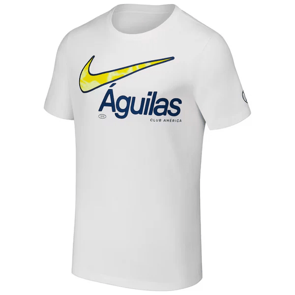 Nike Club America Swoosh T-Shirt 24/25 (White) | SoccerWearhouse