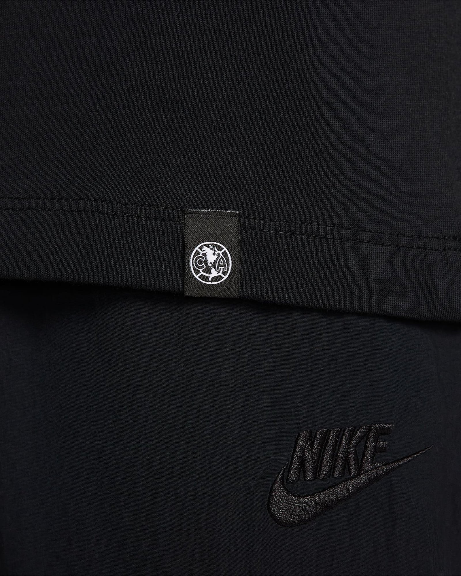 Nike Club America Swoosh T-Shirt (Black) | SoccerWearhouse