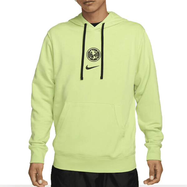 Nike Club America Third Hoodie 23/24 (Light Lemon Twist/Black) | SoccerWearhouse