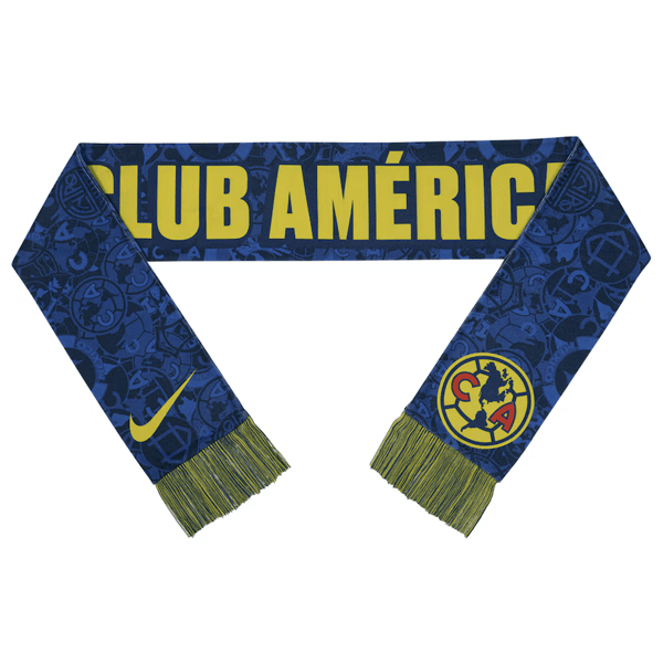 Nike Club America Verbiage Scarf 24/25 (Blue) | SoccerWearhouse