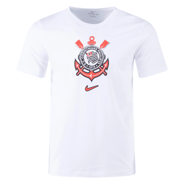 Nike Corinthians シャツ Nike Corinthians Crest T-Shirt 24/25 (White)