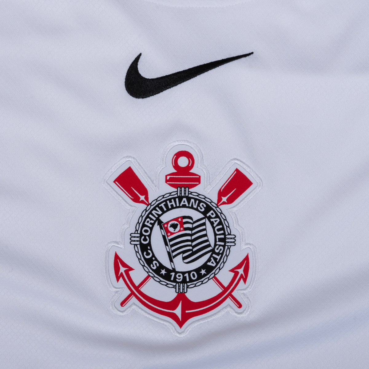 Nike Corinthians Home Jersey 25/26 (White/Black) | SoccerWearhouse