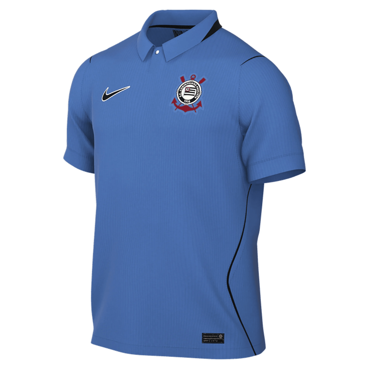 Nike Corinthians Match Authentic Third Jersey 26/27 (Pacific Blue/Black) | SoccerWearhouse