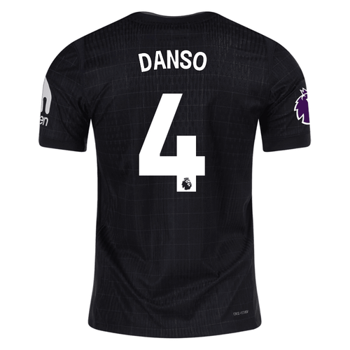 Nike Danso Tottenham Hotspur Authentic Away Jersey 25/26 w/ EPL Patch (Black/Iron) - S