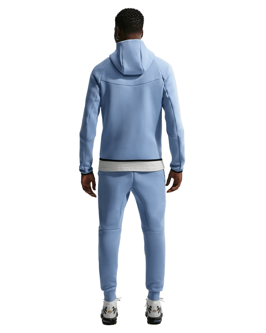 Nike England Tech Fleece Windrunner Full Zip Hoodie (Work Blue/White) | SoccerWearhouse