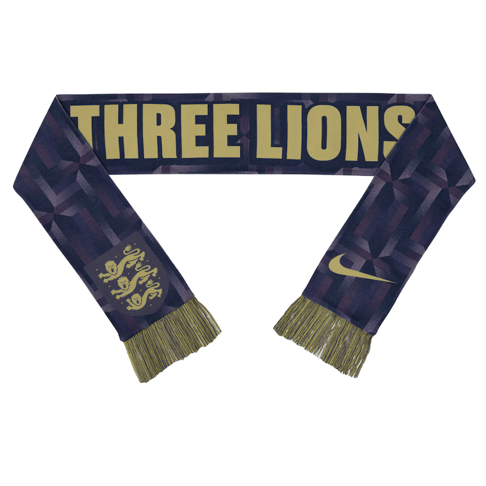 Nike England Verbiage Scarf (Purple) | SoccerWearhouse
