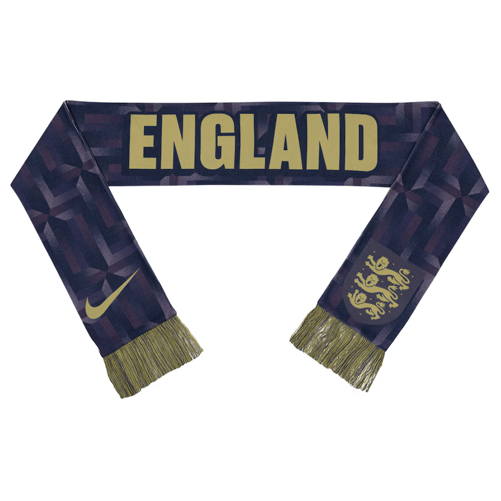 Nike England Verbiage Scarf (Purple) | SoccerWearhouse