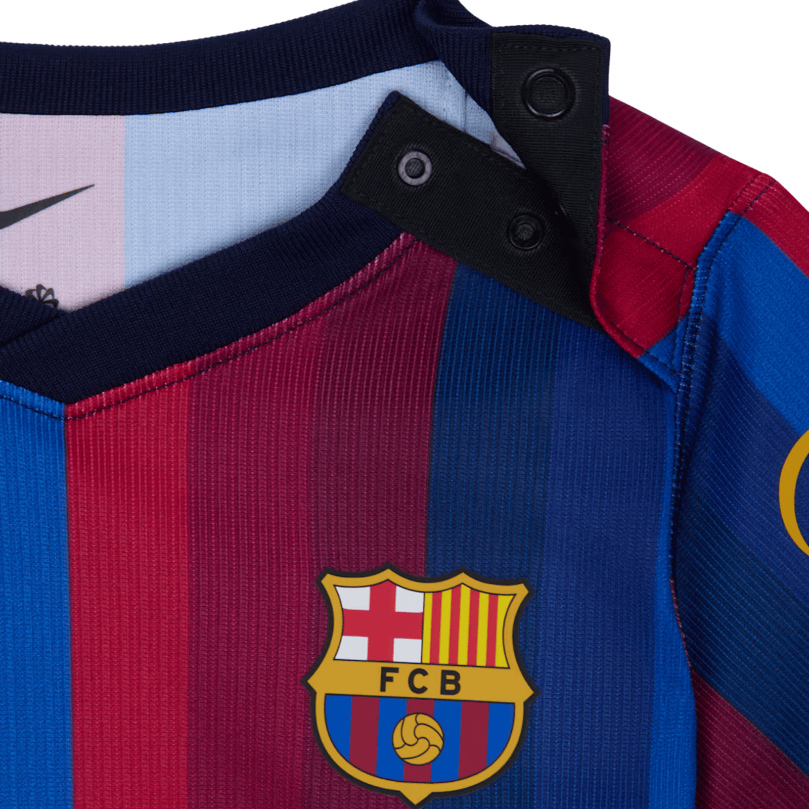 Nike FC Barcelona 26/27 Baby/Toddler 3-Piece Soccer Jersey Set (Blue/Red) | SoccerWearhouse
