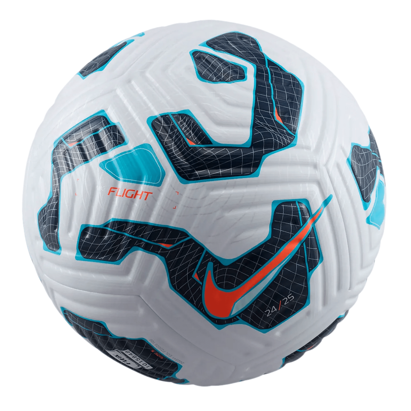 Nike Flight Ball 24/25 (White/Blackened Blue) | SoccerWearhouse