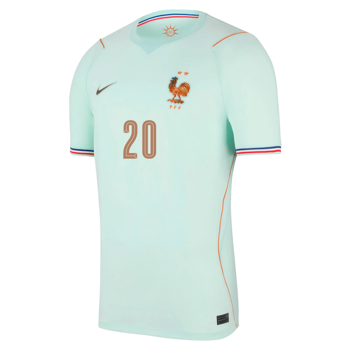 Nike France Désiré Doué Away Jersey 2026 (Igloo/Monarch) | SoccerWearhouse