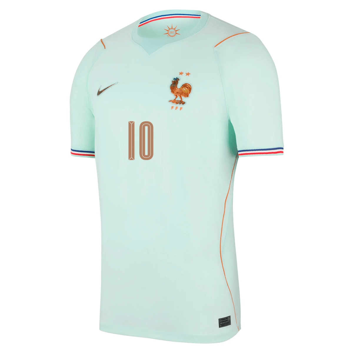 Nike France Kylian Mbappe Away Jersey 2026 (Igloo/Monarch) | SoccerWearhouse