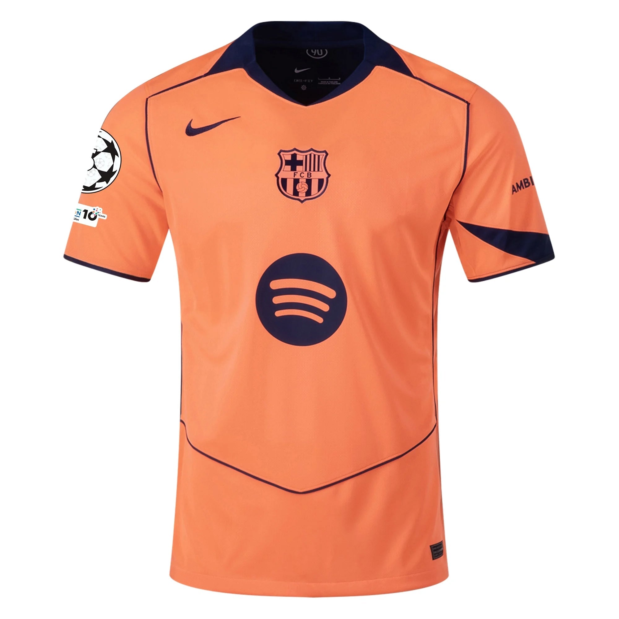 Nike Frenkie De Jong FC Barcelona Third T90 Authentic Jersey 25/26 w/