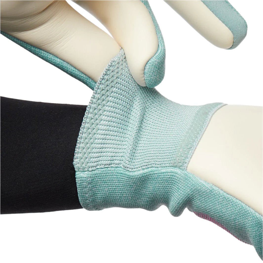 Nike GK Dynamic Fit Goalkeeper Gloves (Ocean Cube/Pink Blast/Aurora Green) | SoccerWearhouse