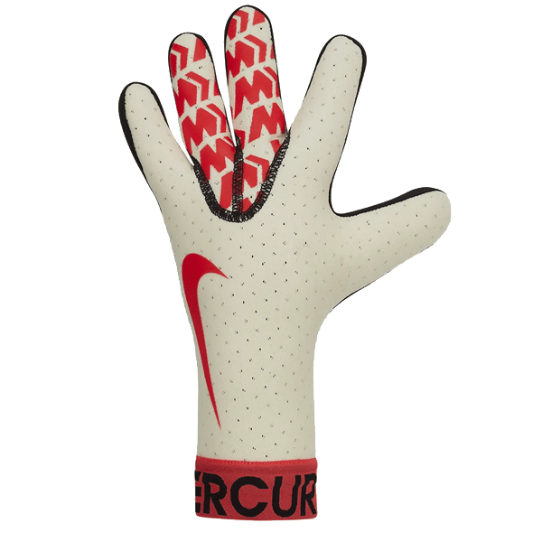 Nike Goalkeeper Mercurial Touch Elite Glove (White/Bright Crimson) | SoccerWearhouse