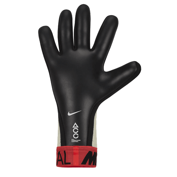 Nike Goalkeeper Mercurial Touch Elite Glove (White/Bright Crimson) | SoccerWearhouse