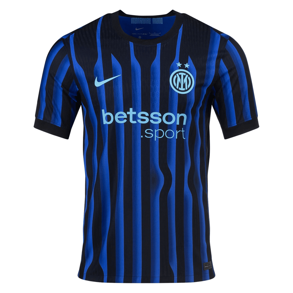 Nike Inter Milan Authentic Home Jersey 25/26 (Lyon Blue/Black/Chlorine Blue) | SoccerWearhouse