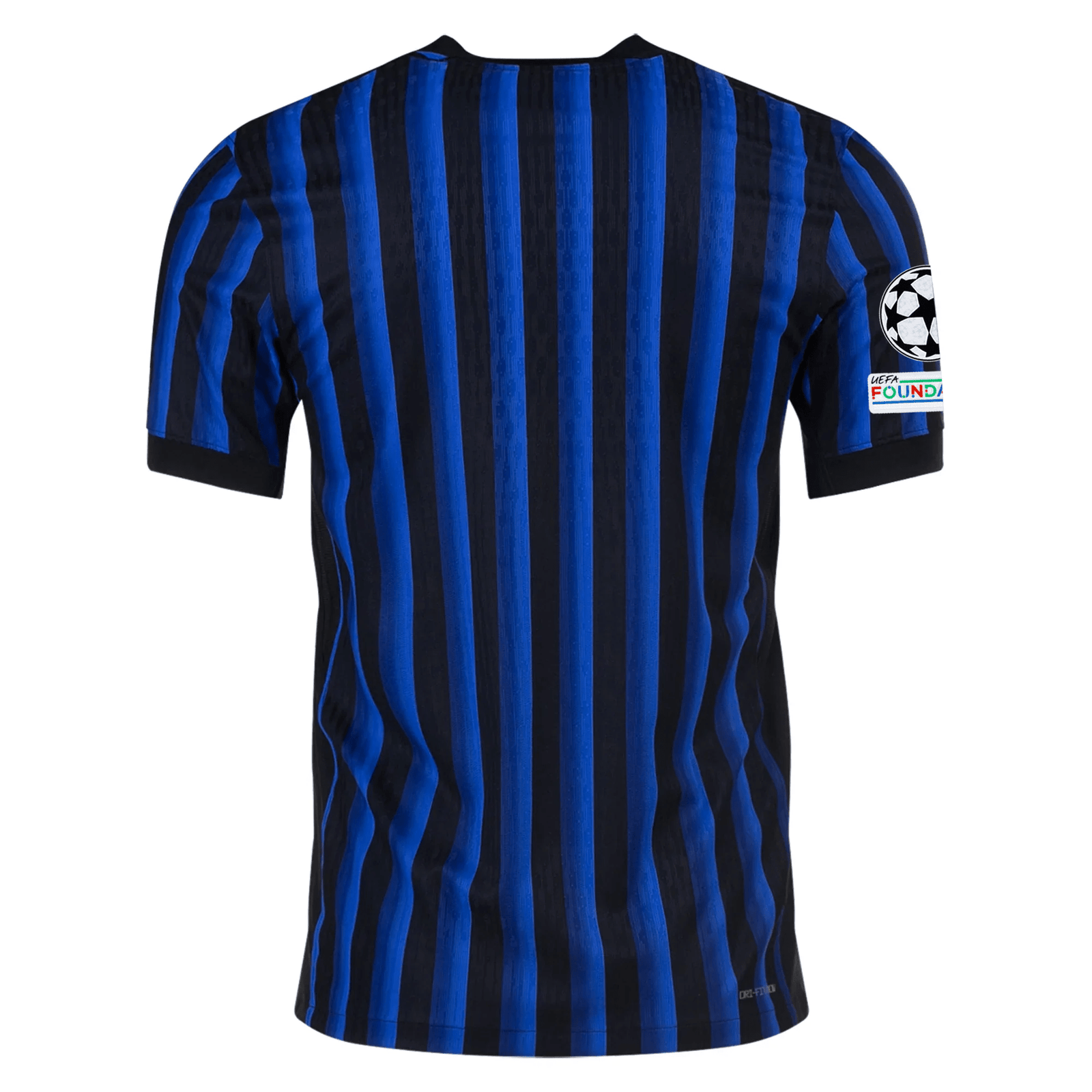 Nike Inter Milan Authentic Home Jersey w/ Champions League Patches 25/26 (Lyon Blue/Black/Chlorine Blue) | SoccerWearhouse