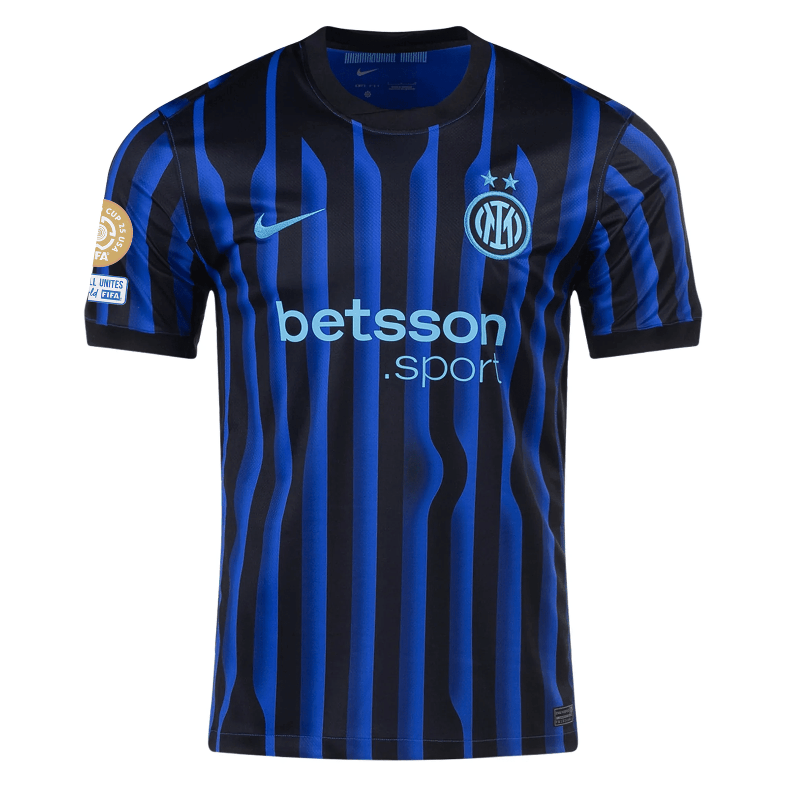 Nike Inter Milan Lautaro Martinez Home Jersey w/ Club World Cup Patch 25/26 (Lyon Blue/Black/Chlorine Blue) | SoccerWearhouse