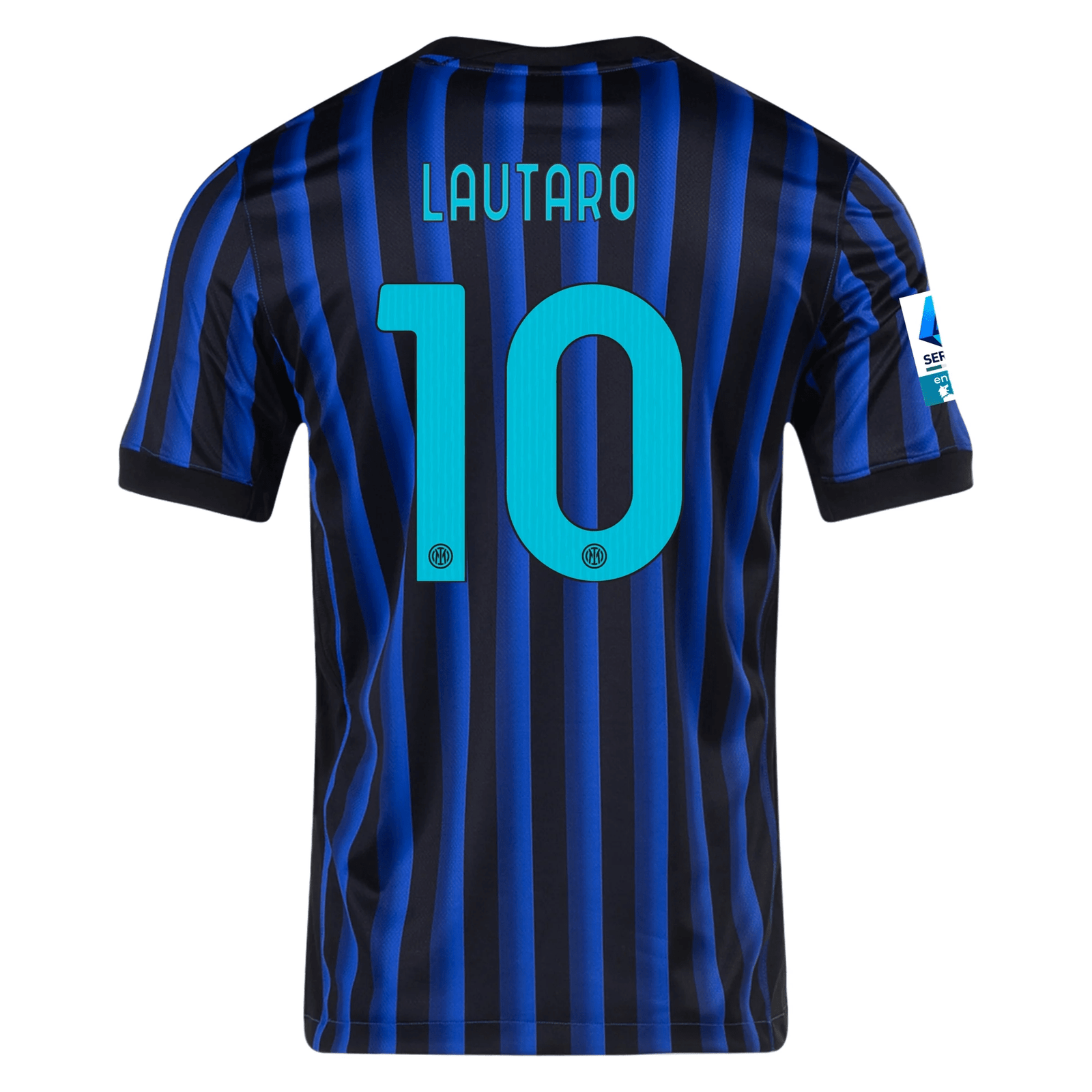 Nike Inter Milan Lautaro Martinez Home Jersey w/ Serie A Patch 25/26 (Lyon Blue/Black/Chlorine Blue) | SoccerWearhouse
