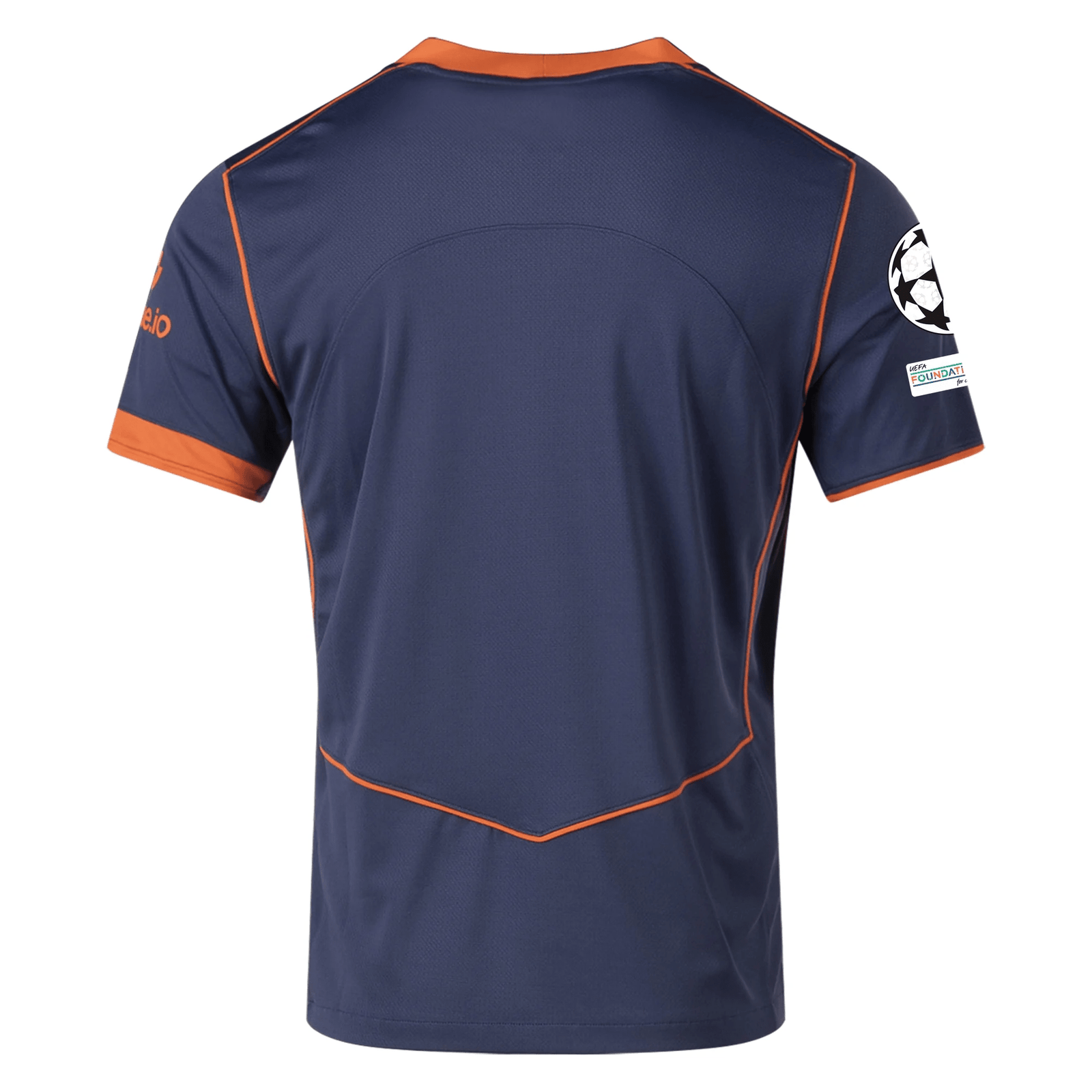 Nike Inter Milan T90 Third Jersey w/ Champions League Patches 25/26 (Thunder Blue/Safety Orange) | SoccerWearhouse