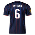 Nike Jack McGlynn United States Away Jersey 25/26 w/ Gold Cup Patch 2025 (Obsidian/Challenge Red)