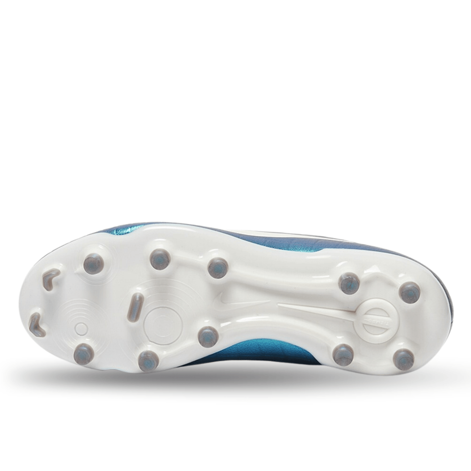 Nike Jr. Legend 10 Academy FG/MG Soccer Cleats (Dark Atomic Teal/Sail) | SoccerWearhouse
