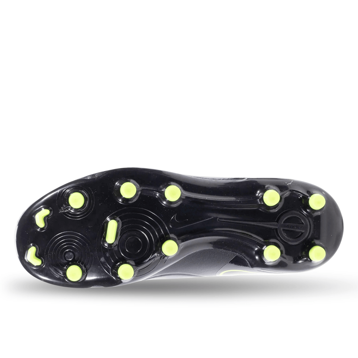 Nike Jr. Legend 10 Club FG/MG Soccer Cleats (Black/Volt) | SoccerWearhouse