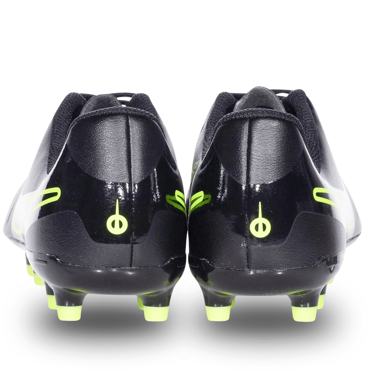 Nike Jr. Legend 10 Club FG/MG Soccer Cleats (Black/Volt) | SoccerWearhouse