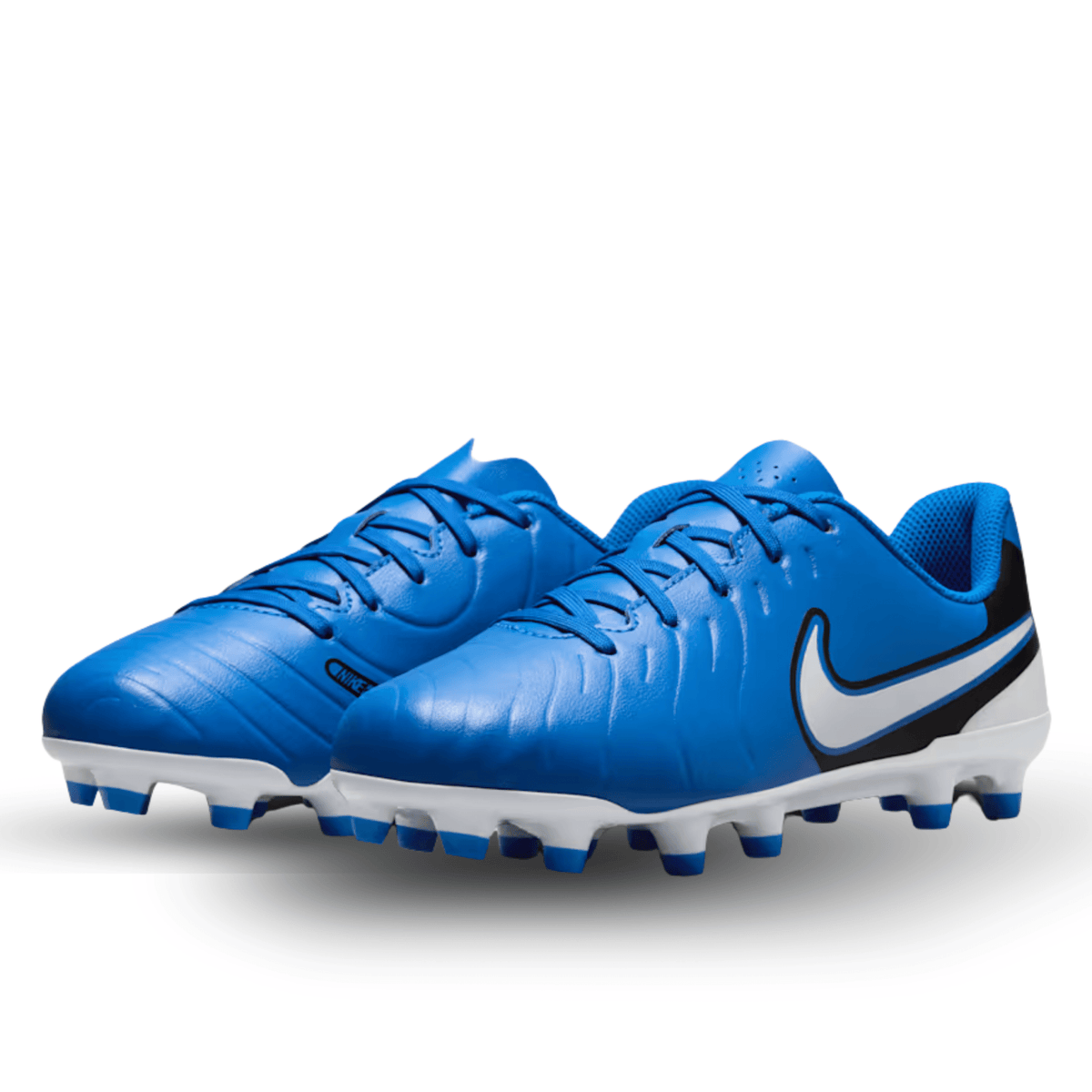 Nike Jr. Legend 10 Club FG/MG Soccer Cleats (Soar/White) | SoccerWearhouse