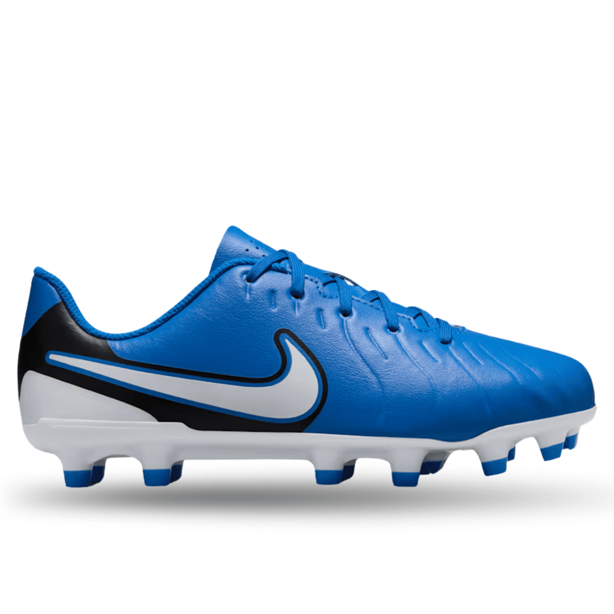Nike Jr. Legend 10 Club FG/MG Soccer Cleats (Soar/White) | SoccerWearhouse