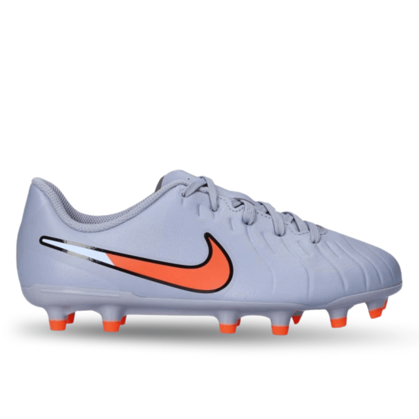 Nike Jr. Legend 10 Club Firm Ground/Ground Soccer Cleats (Blue Eclipse/Black) | SoccerWearhouse