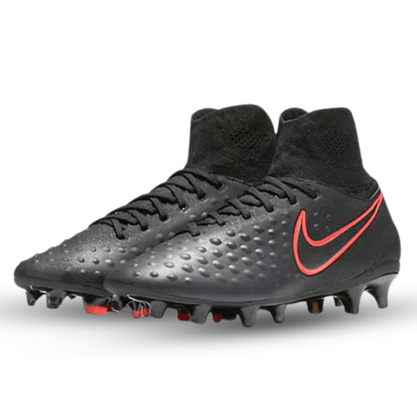 Nike Jr. Magitsa Obra II FG (Black/Total Crimson)