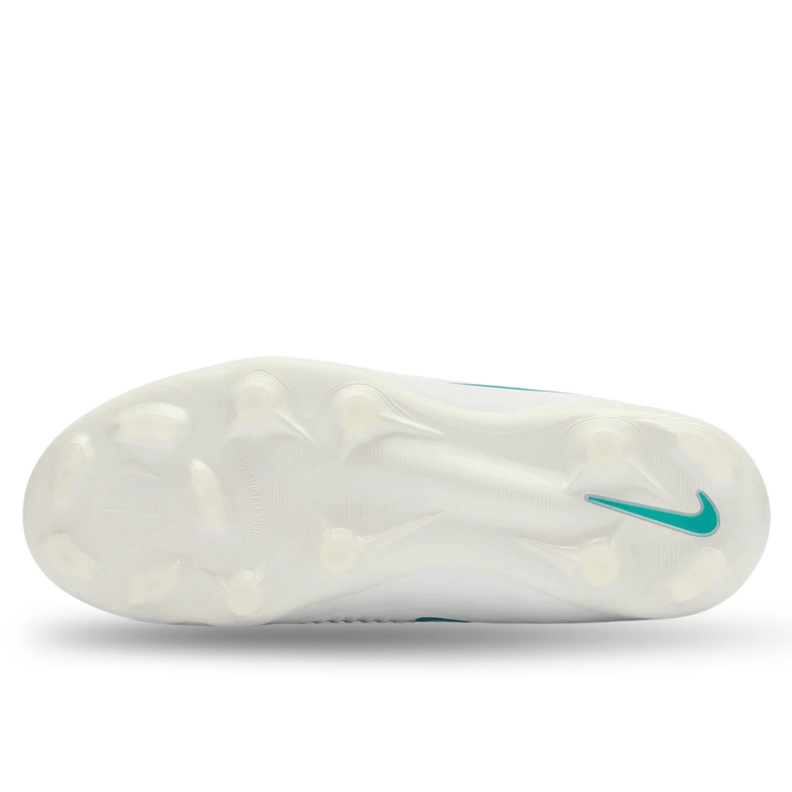 Nike Jr. Phantom 6 High Academy FG/MG Soccer Cleats (White/Dusty Cactus) | SoccerWearhouse
