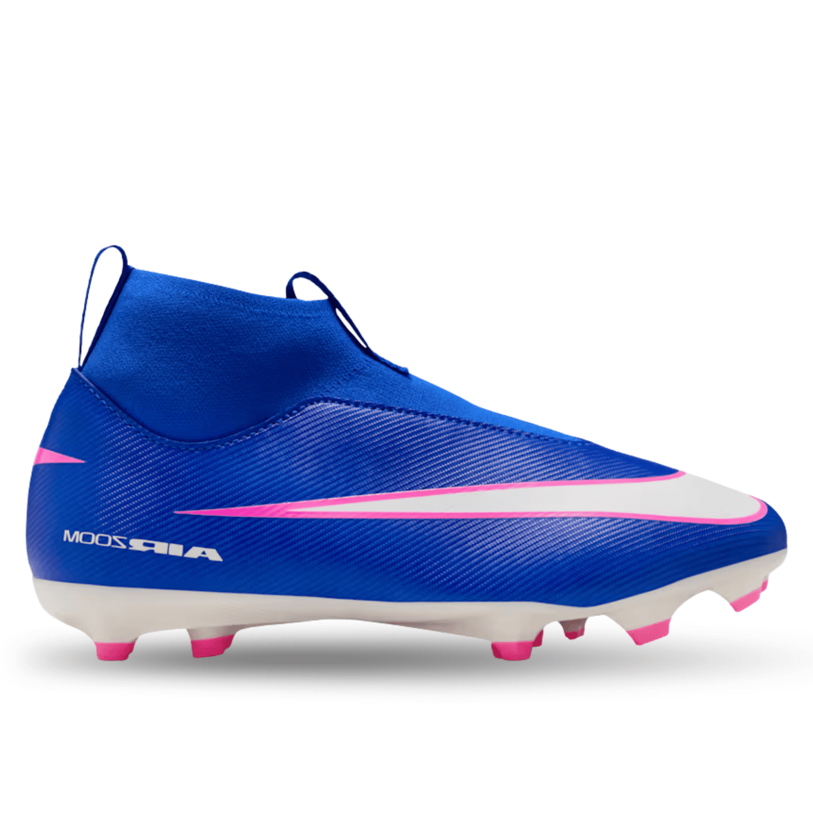 Nike Jr. Superfly 10 Academy FG/MG Soccer Cleats (Racer Blue/White) | SoccerWearhouse