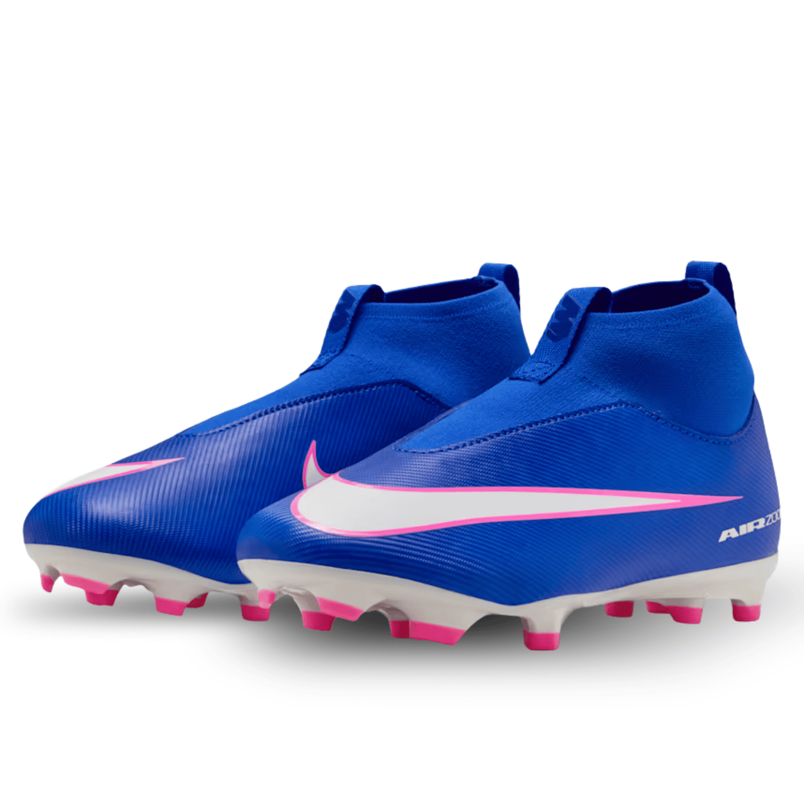 Nike Jr. Superfly 10 Academy FG/MG Soccer Cleats (Racer Blue/White) | SoccerWearhouse
