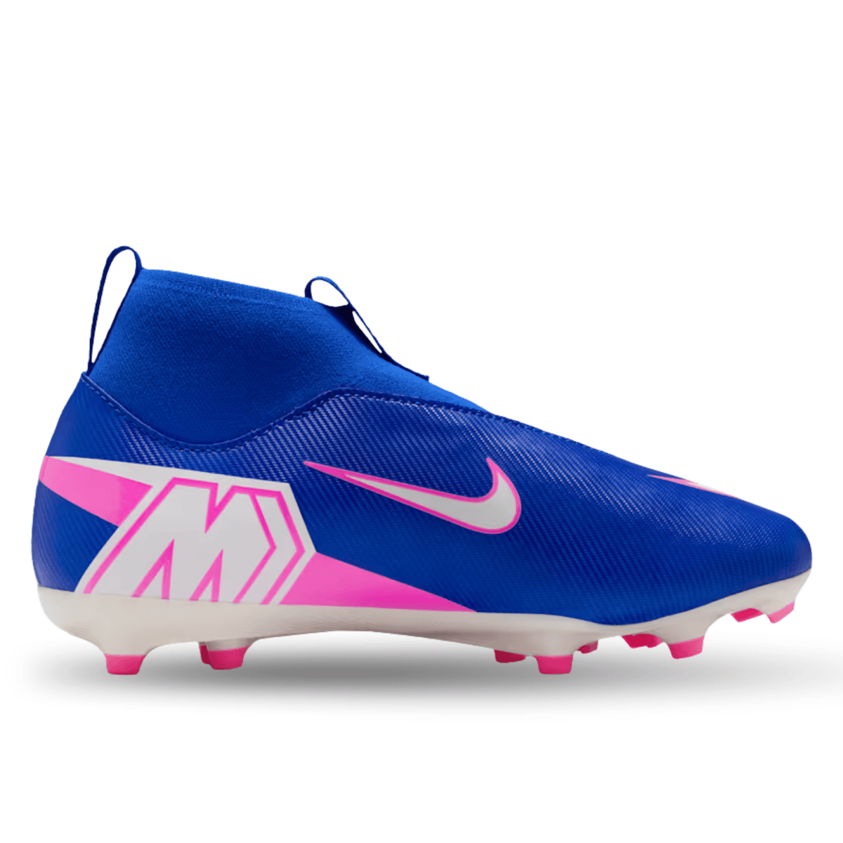 Nike Jr. Superfly 10 Academy FG/MG Soccer Cleats (Racer Blue/White) | SoccerWearhouse