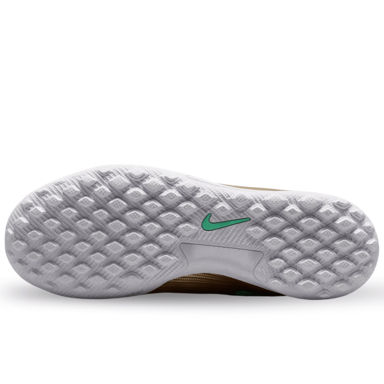 Nike Jr. Superfly 11 Academy KM TURF Soccer Shoes (Metallic Gold/Green Glow) | SoccerWearhouse