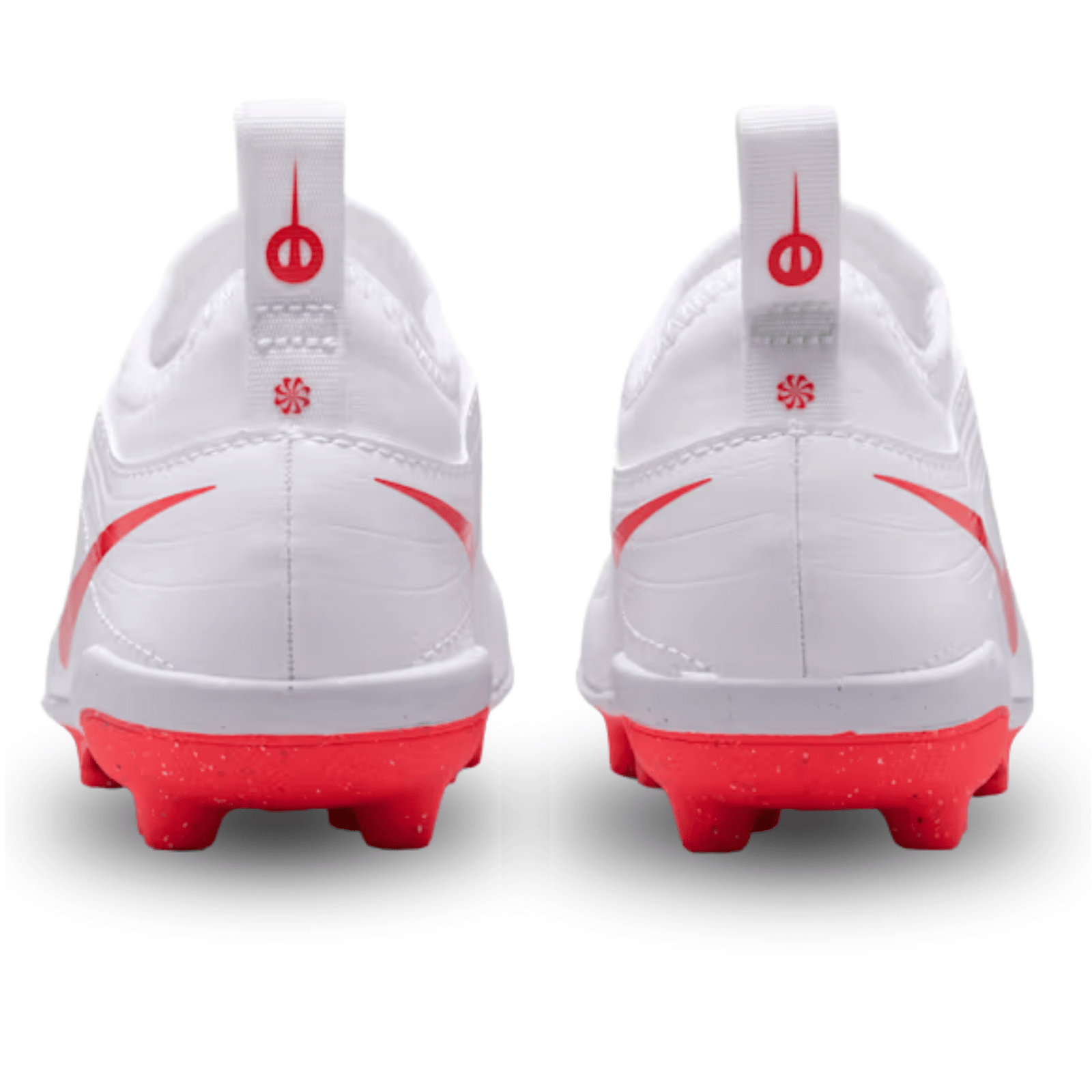 Nike Jr. Tiempo Maestro Flex FG/MG PS Soccer Cleats (White/Blur-Bright Crimson) | SoccerWearhouse