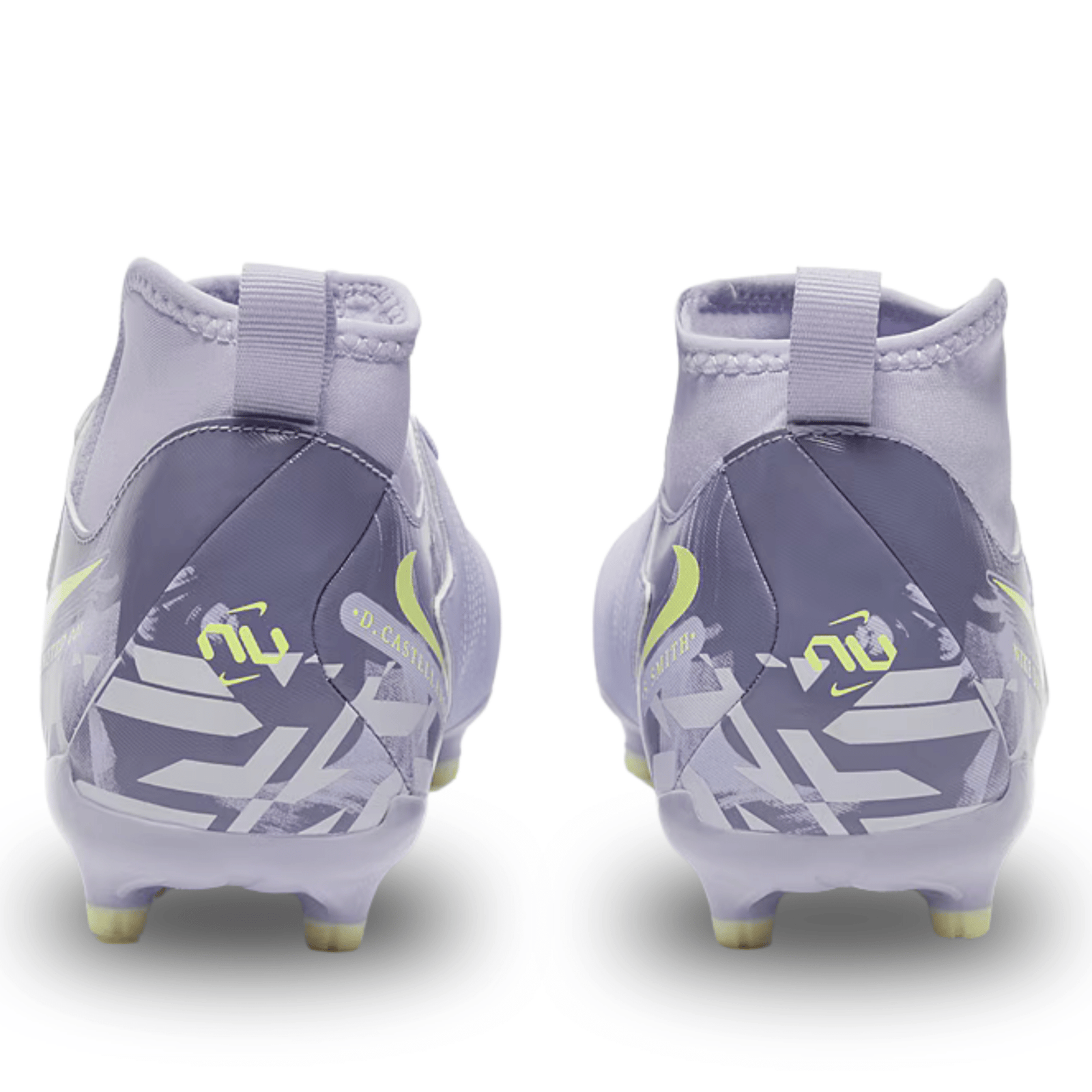 Nike Jr. United Phantom Luna II Academy FG Soccer Cleats (Purple Agate/Barely Volt) | SoccerWearhouse
