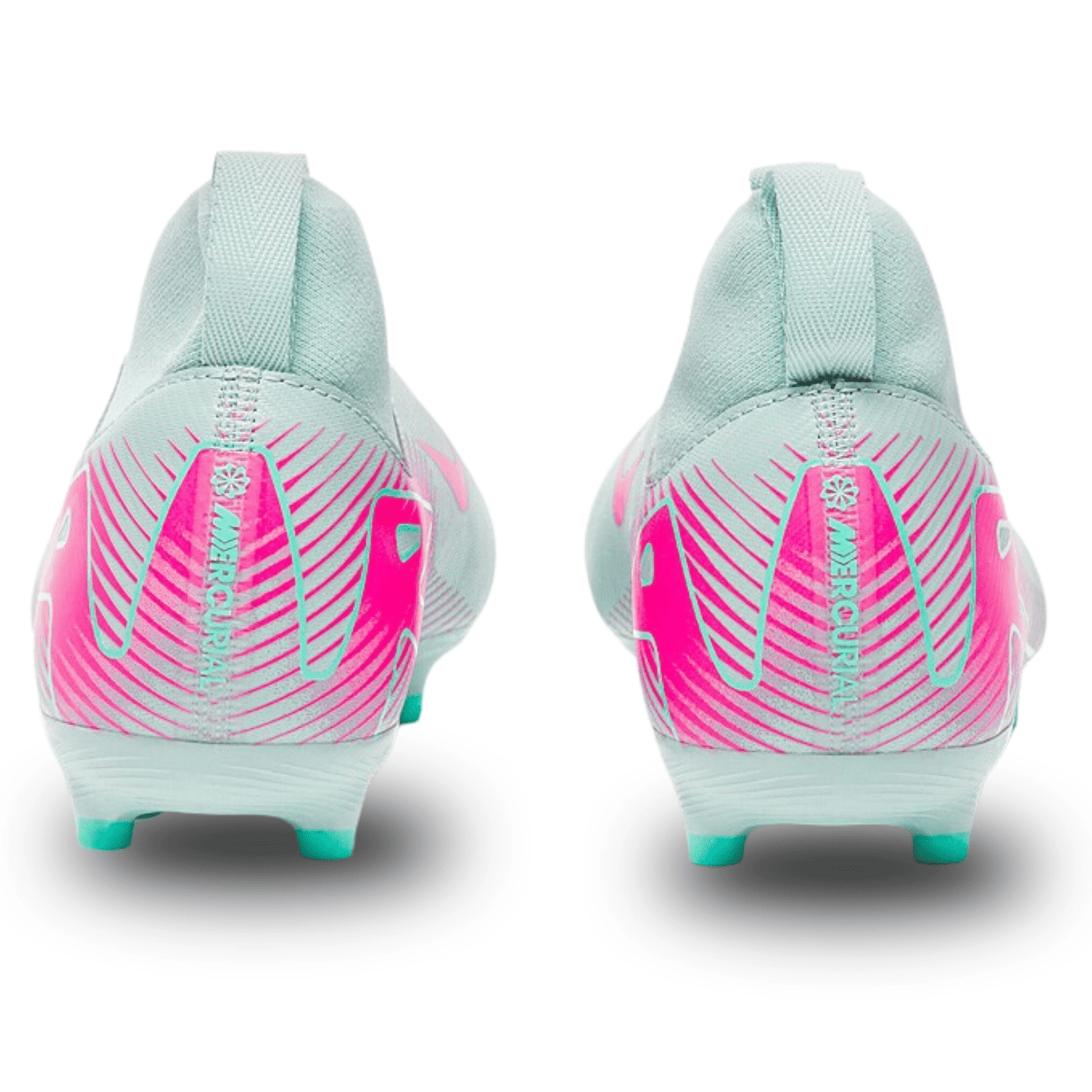 Nike Jr Zoom Superfly 10 Academy FG/MG Soccer Cleats (Ocean Cube/Pink Blast) | SoccerWearhouse